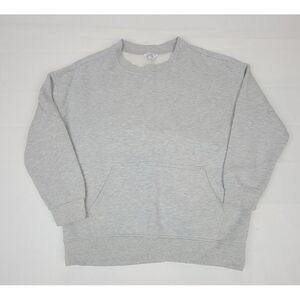 Danskin Sweatshirt Womens Small. Crewneck‎ Front Pocket Grey Pullover.